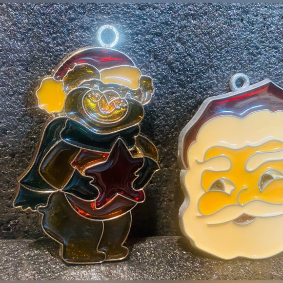 SET OF 3 Vintage Christmas/Holiday Suncatchers-“Sunlights” & “Rafaelian” USA - Picture 2 of 6